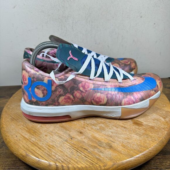 Nike KD 6 Aunt Pearl Rare Running Men's Size 9 Pink Shoes Sneakers 618216-600‎ - Picture 1 of 8